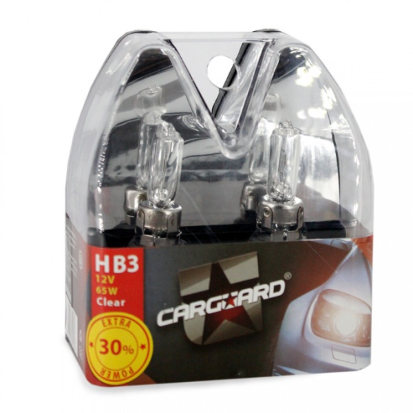 Cargaurd Set De 2 Becuri Halogen HB3 +30% Intensitate BHA008